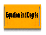 Equation 2nd Degrs